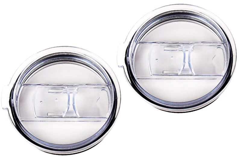 CocoStraw 2 Pack Replacement Lid for Yeti Ozark Trail 30 oz CocoStraw Slide Closing Straw Vacuum RTIC Tumbler Rambler Drinking Cup - Image 1